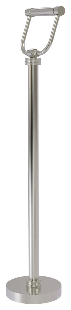 Free Standing Toilet Tissue Holder, Satin Nickel