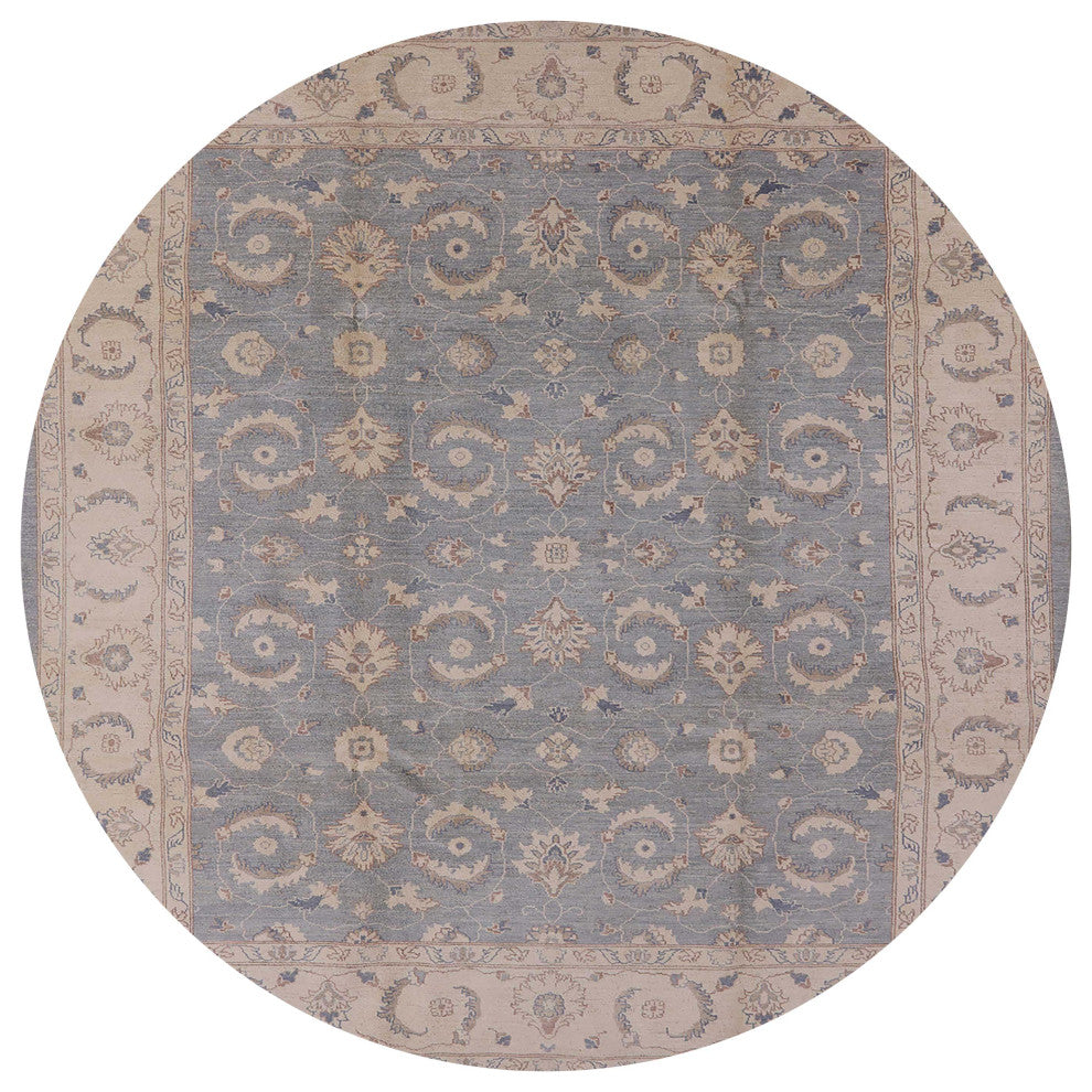 Ahgly Company Indoor Round Mid-Century Modern Area Rugs, 4' Round