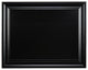 Linon Chalkboard With Frame, Black