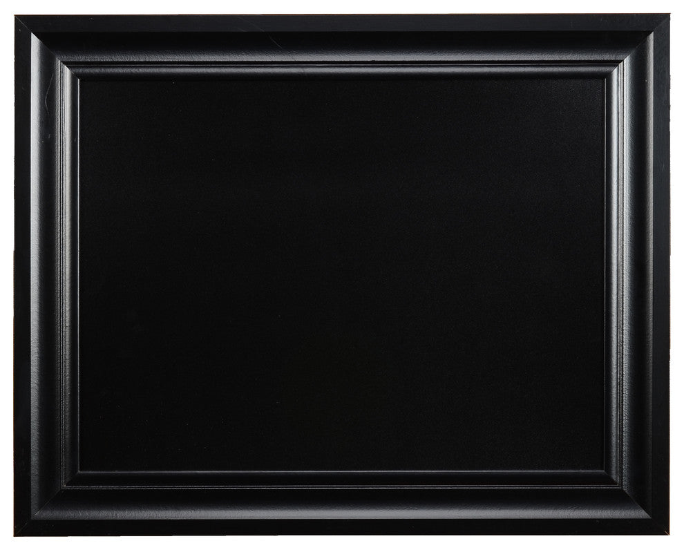 Linon Chalkboard With Frame, Black