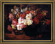 Theodore Clement Steele Peonies and IrisesPremium Canvas Print, 18"x24"