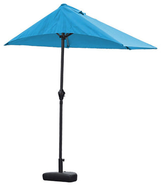 Asher Side Wall Umbrella, Blue