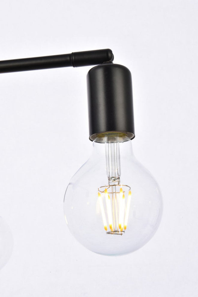 Caleb 4-Light Black Pendant