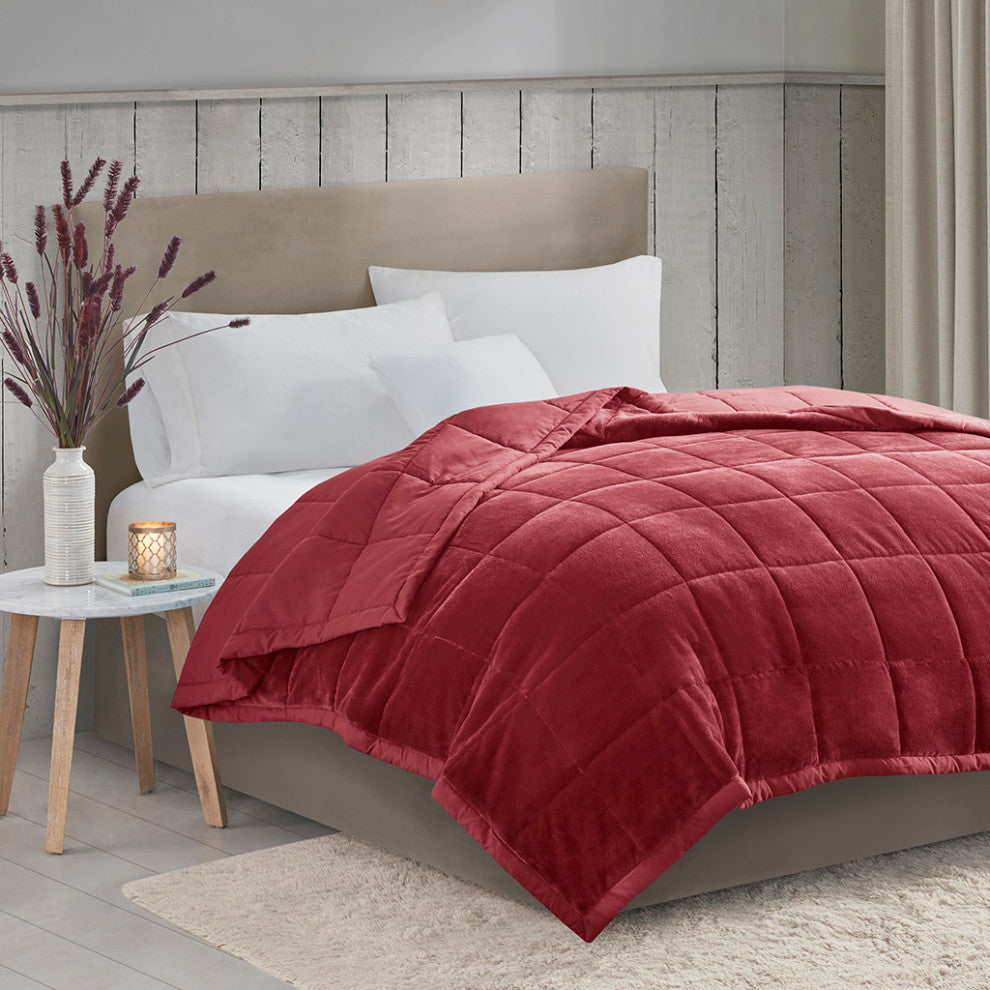 Madison Park Coleman Reversible Down Alternative Bedding Blanket