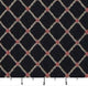 Navy, Beige And Red Diamond Jacquard Woven Upholstery Fabric By The Yard
