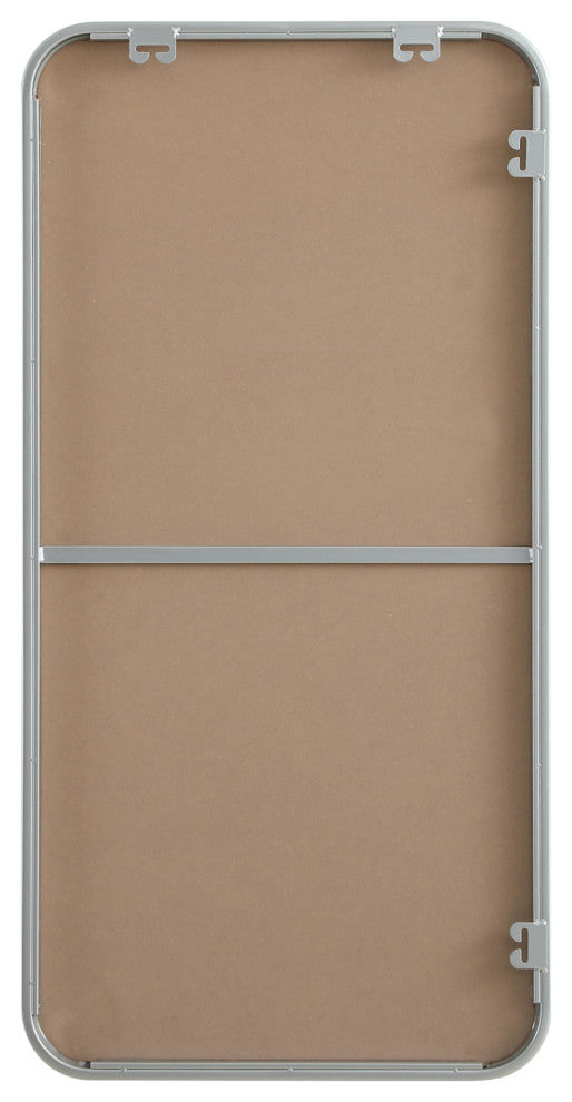 Elegant Lighting MR8A1836 Remy 18"W x 36"H Rectangular Flat - Silver