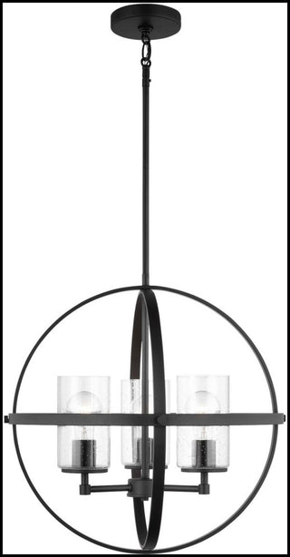 Generation Lighting 3124673 Alturas 3 Light 19"W Outdoor Pillar - Brushed