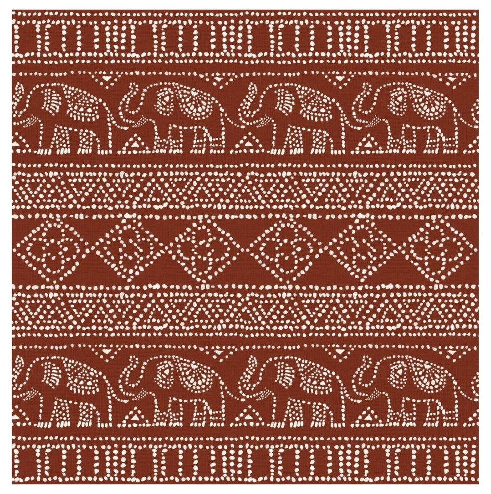 "Batik Pattern IM" Digital Paper Print by Daphne Brissonnet, 26"x26"