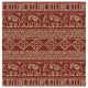"Batik Pattern IM" Digital Paper Print by Daphne Brissonnet, 26"x26"