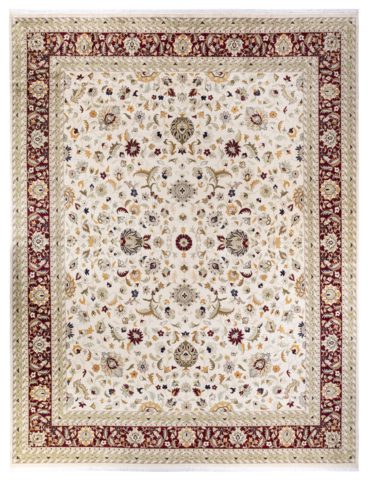 Mogul, One-of-a-Kind Hand-Knotted Area Rug Ivory, 12' 0" x 15' 5"