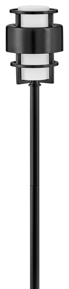 Hinkley Saturn Led Path Light, Satin Black