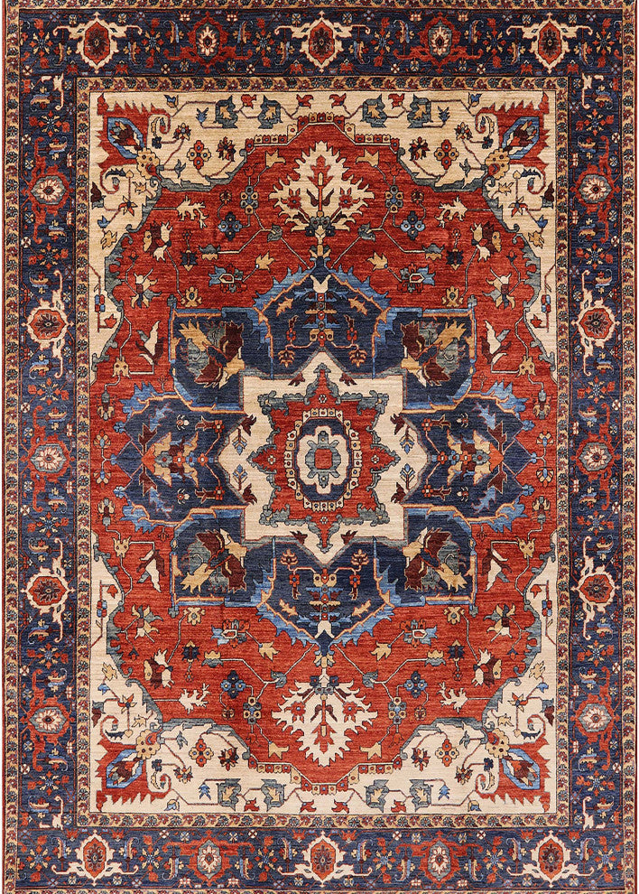 Ahgly Company Indoor Rectangle Mid-Century Modern Area Rugs, 6' x 9'