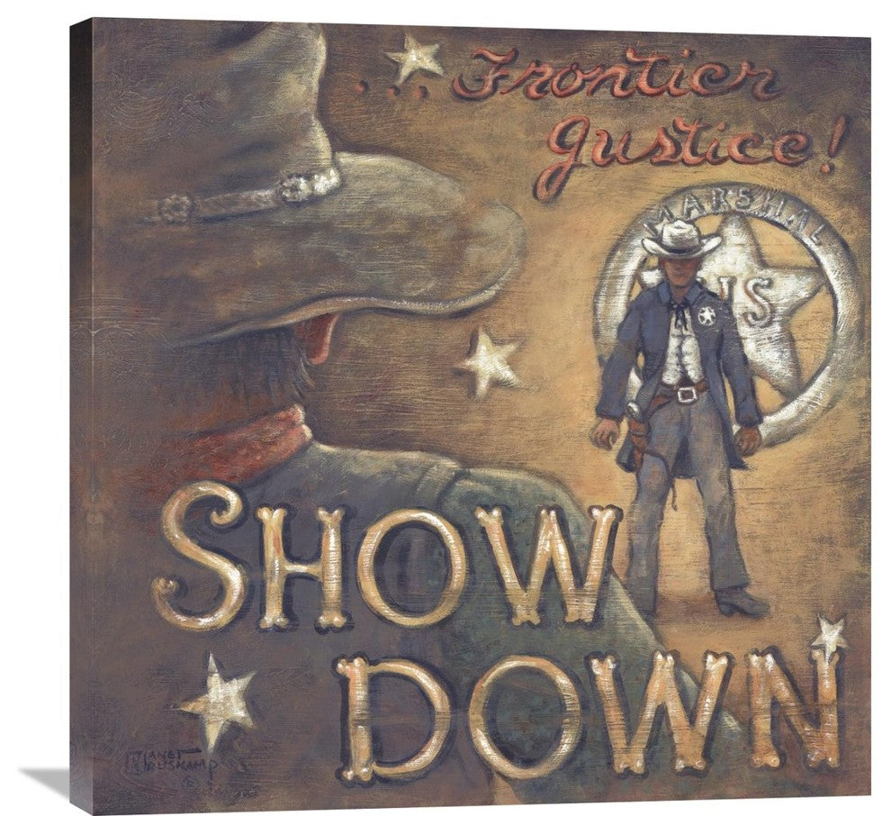 "Show Down" Artwork, 30" x 30"