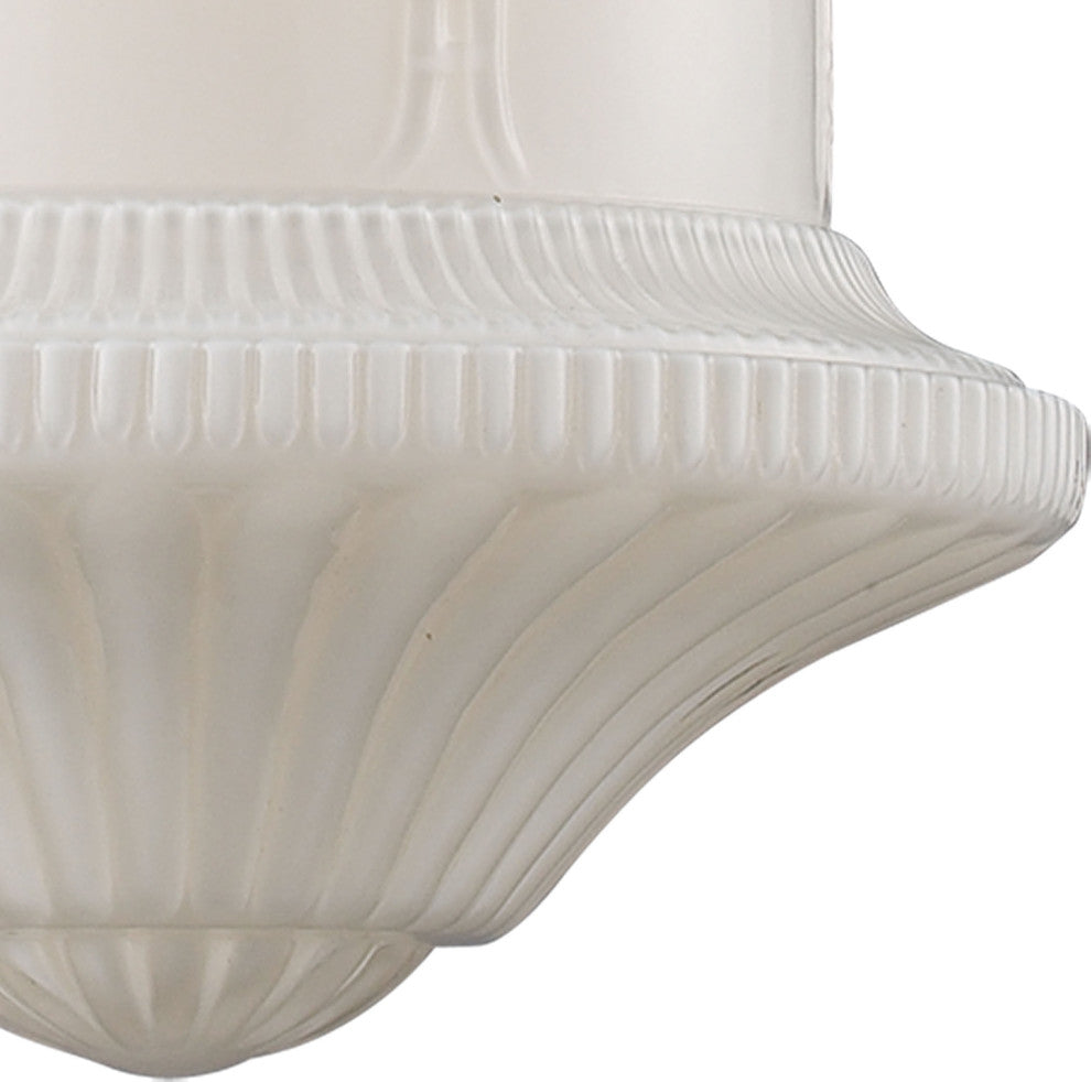 Schoolhouse 1-Light Pendant, Satin Nickel