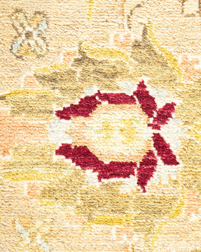 Isabel, One-of-a-Kind Hand-Knotted Area Rug Yellow, 8'2"x10'1"