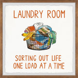 "One Load at a Time" Framed Painting Print, 32x32