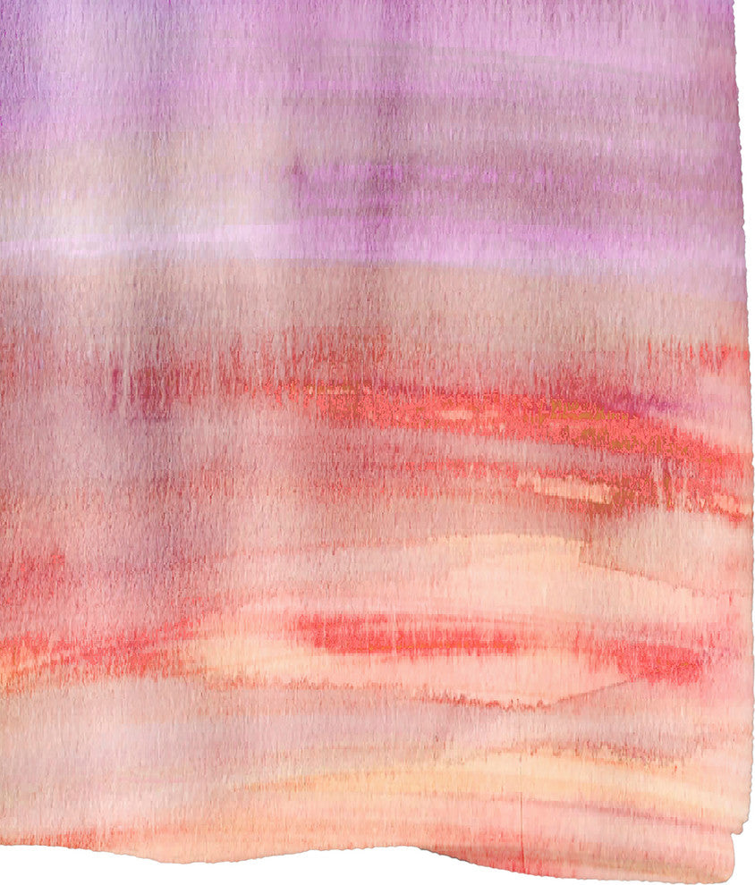 Sunset Beauty 18"x30" Orange Color Stripe Print Kitchen Towel