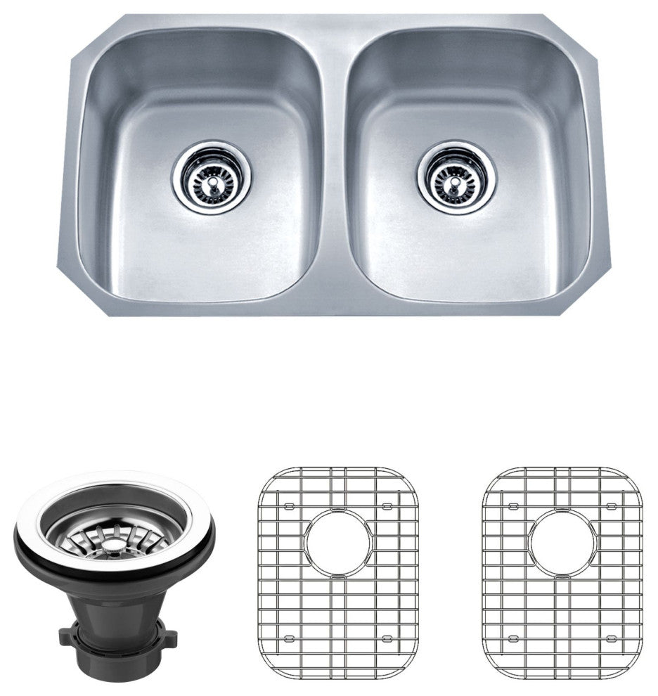 Wells Sinkware 30" Equal Double Sink Pack