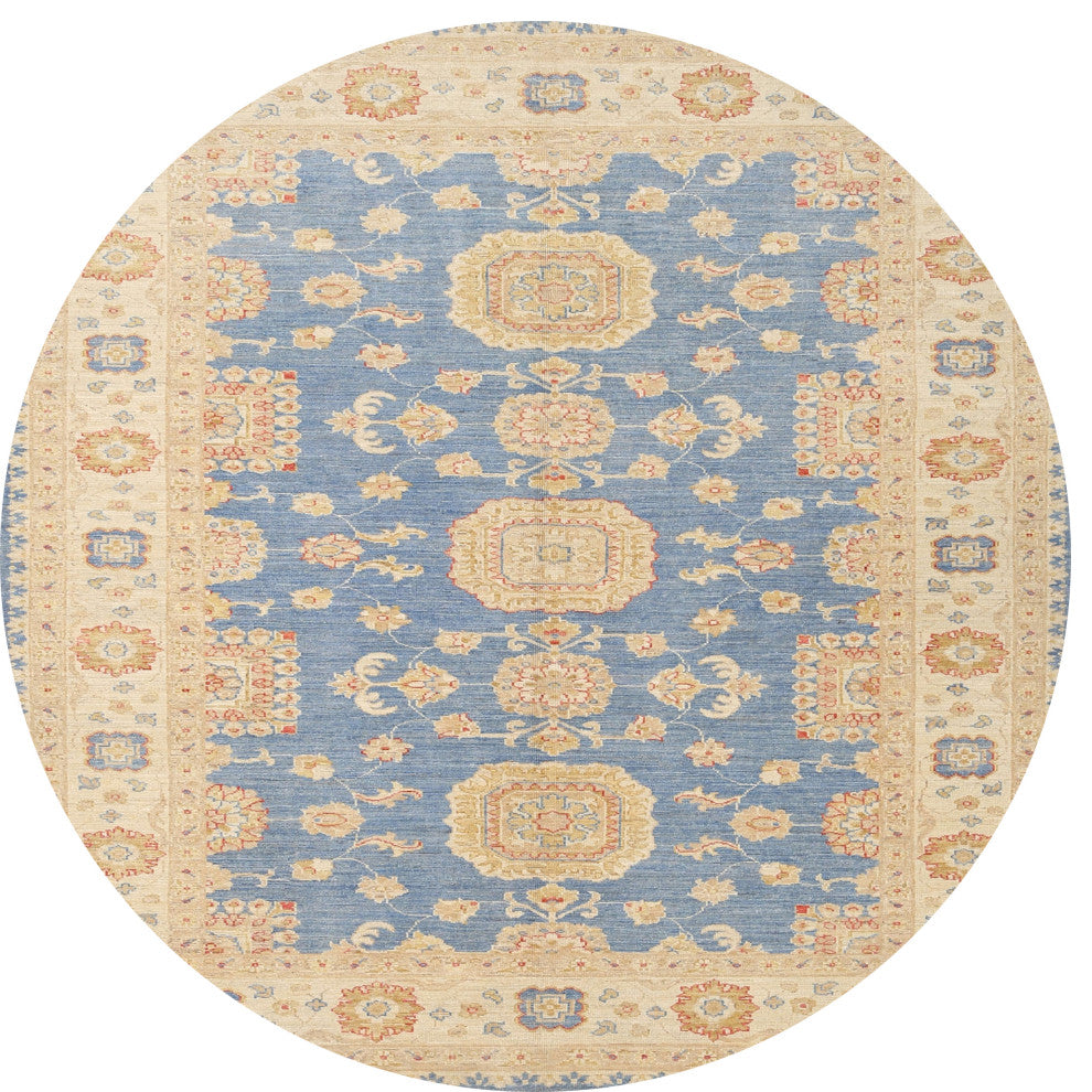 Ahgly Company Indoor Round Traditional Area Rugs, 4' Round