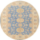 Ahgly Company Indoor Round Traditional Area Rugs, 4' Round