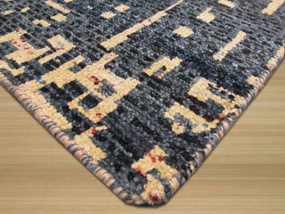 Blue Contemporary Abstract Anand Area Rug
