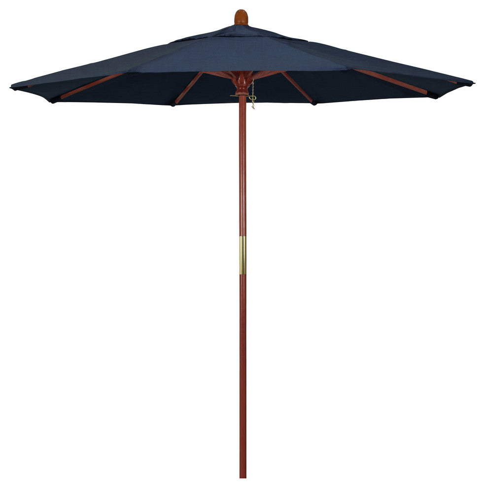 7.5' Wood Umbrella, Spectrum Indigo