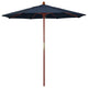 7.5' Wood Umbrella, Spectrum Indigo