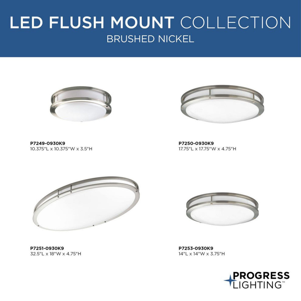 1-Light LED CTC With DC LED Module, Urban Bronze