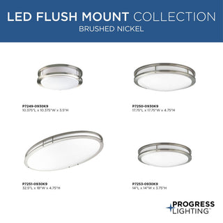 1-Light LED CTC With DC LED Module, Urban Bronze