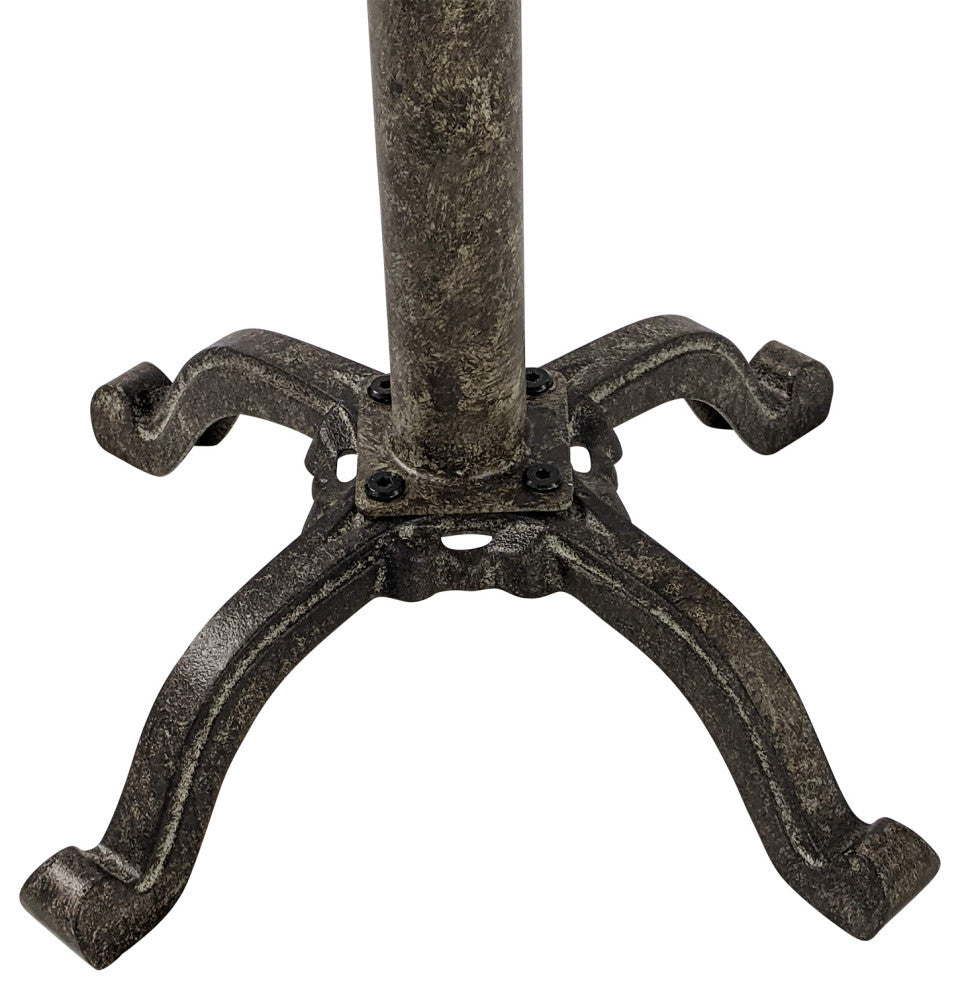 Colton Adj Vintage Table, Natural Drftwd/Aged Iron