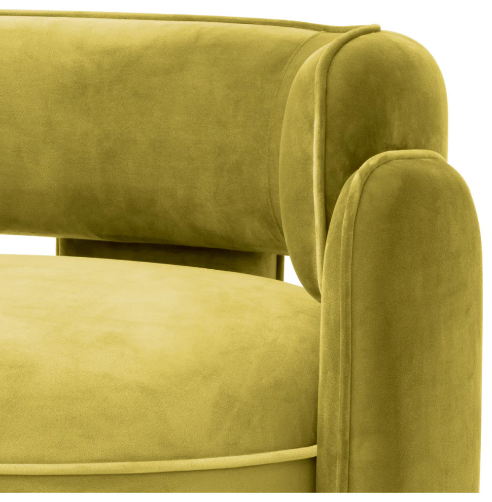 Savona Velvet Accent Chair | Eichholtz Chaplin, Green