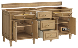 Lorelai 72" Double Vanity, Light Natural Oak