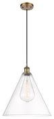 Innovations Lighting 516-1P-BB-GBC-162 Ballston Cone 1 Light 16" Pendant