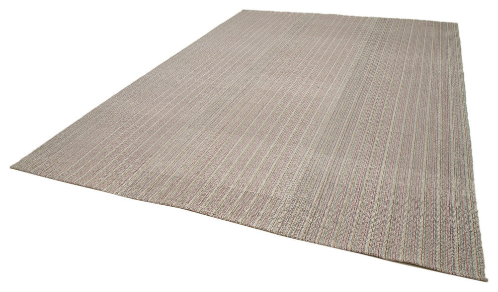 Rug N Carpet - Handmade Turkish 9' 4'' x 13' 0'' Flatweave Wool Kilim Rug
