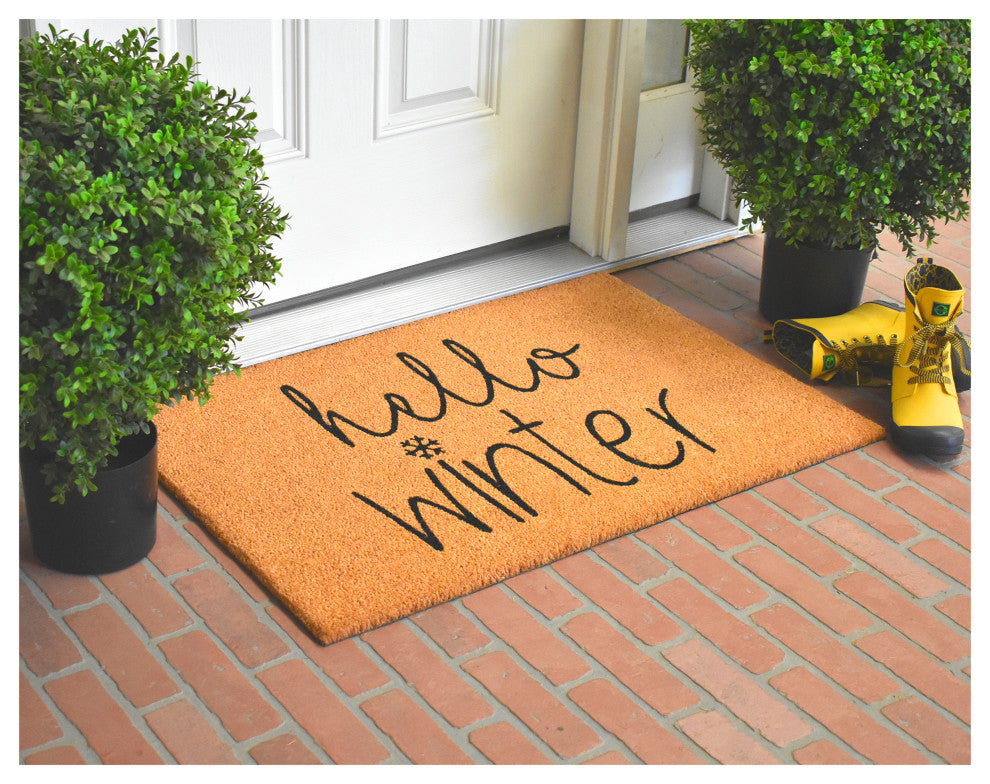 Calloway Mills Hello Winter Doormat, 24" X 36"