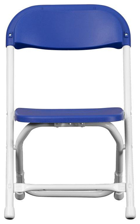 2 Pack Kids Plastic Folding Chair, Blue
