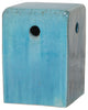Square Stool/Table, Blue 12.5X18"H
