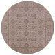 Ahgly Company Indoor Round Mid-Century Modern Area Rugs, 7' Round