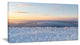Winter Landscape in Lapland, Large landscape Canvas Art Print, 60"x28"