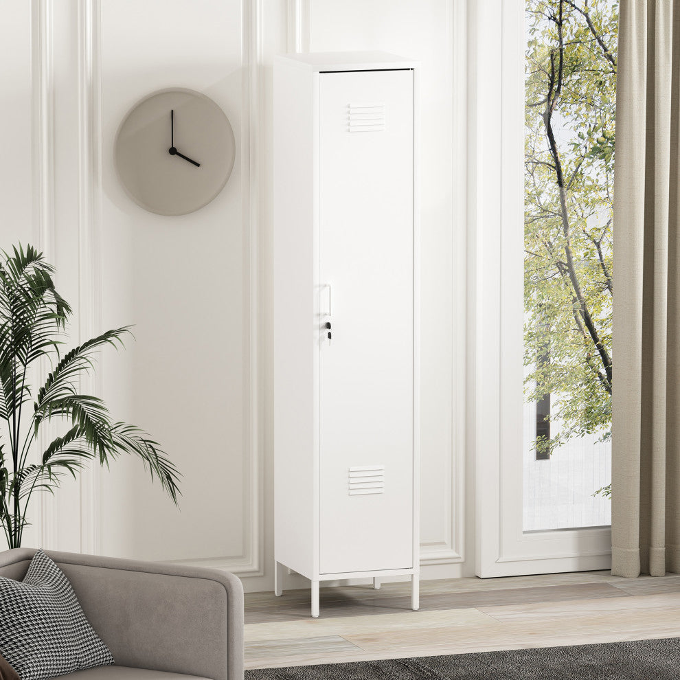Manhattan Comfort Naomi 15" Single Locker Storage Cabinet
