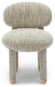 Manu Performance Fabric Vanity Side Chair, Beige