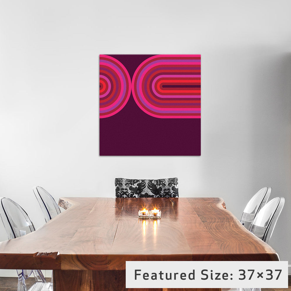 "Flow Hot III" by Greg Mably, 37x37x1.5