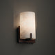 Clouds Century 1-Light Wall Sconce, Dark Bronze, Clouds Shade