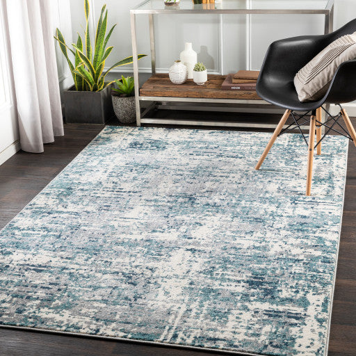 Surya Sloan SLL-2306 5'3"x7' Rug, Light Gray/Cream/Dark Green/Sage