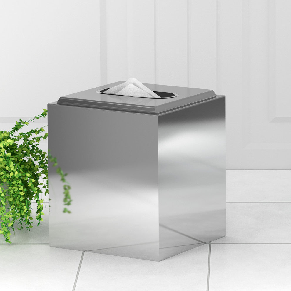 nu steel Stainless Steel Boutique Tissue Holder