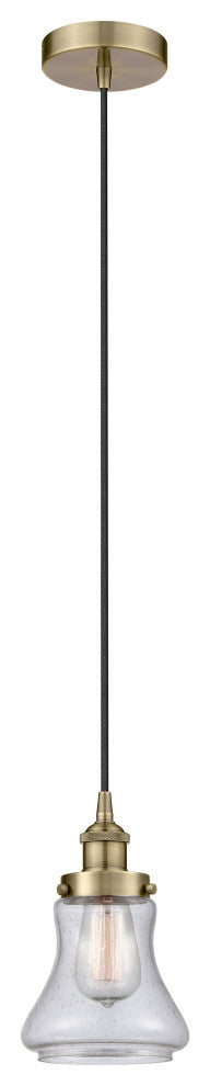 Innovations 616-1PH-AB-G194 1-Light Mini Pendant, Antique Brass