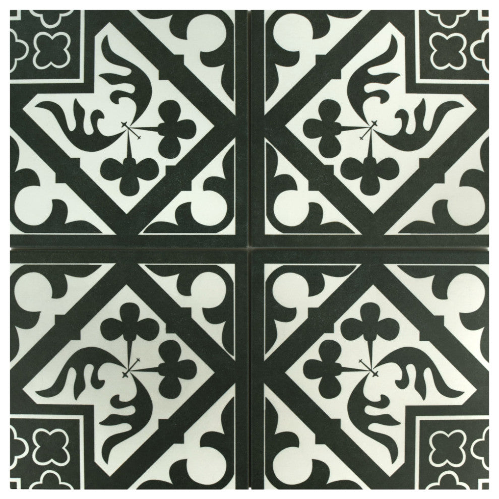 Majestic Orleans Angulo Black Porcelain Floor and Wall Trim