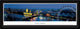 London Skyline Panoramic Poster, England (Ferris Wheel) , Select Frame