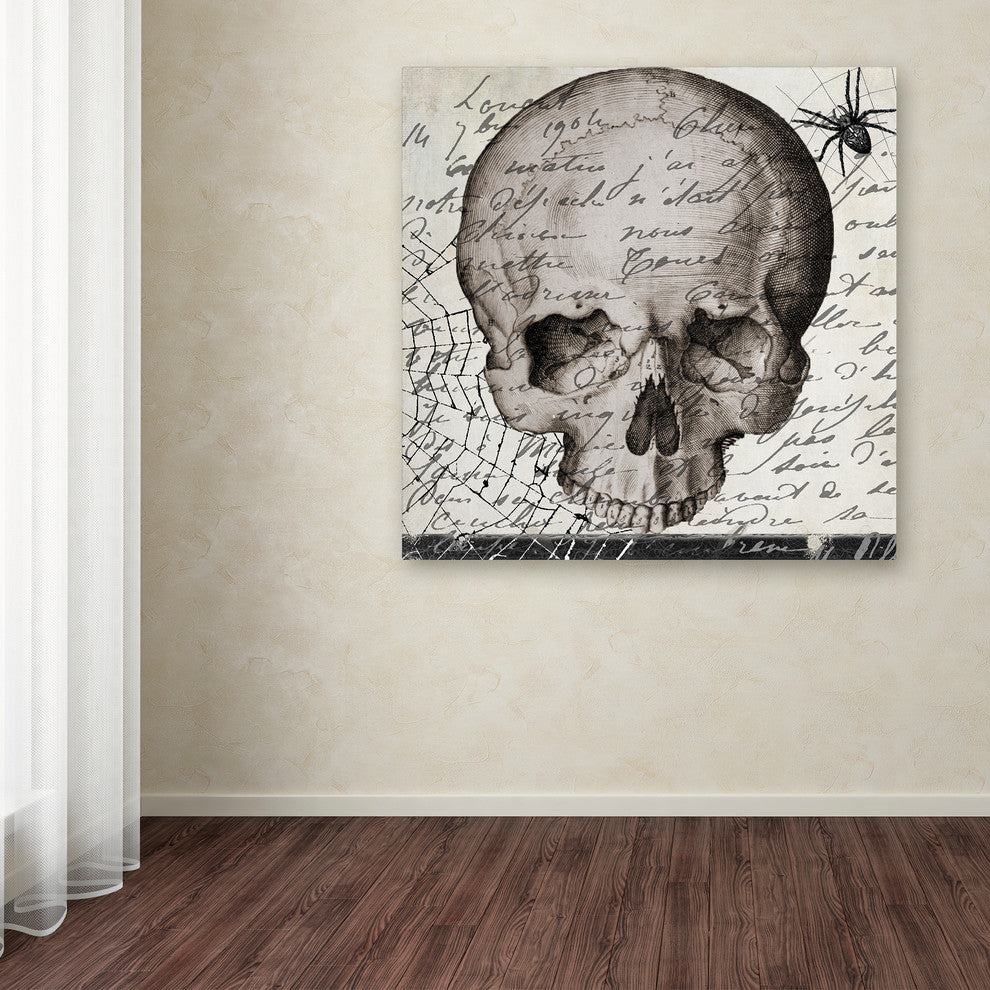 Color Bakery 'Halloween Skull' Canvas Art, 18x18