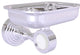 Pacific Grove Wall-Mount Soap Dish Holder with Groovy Accents, Polished Chrome